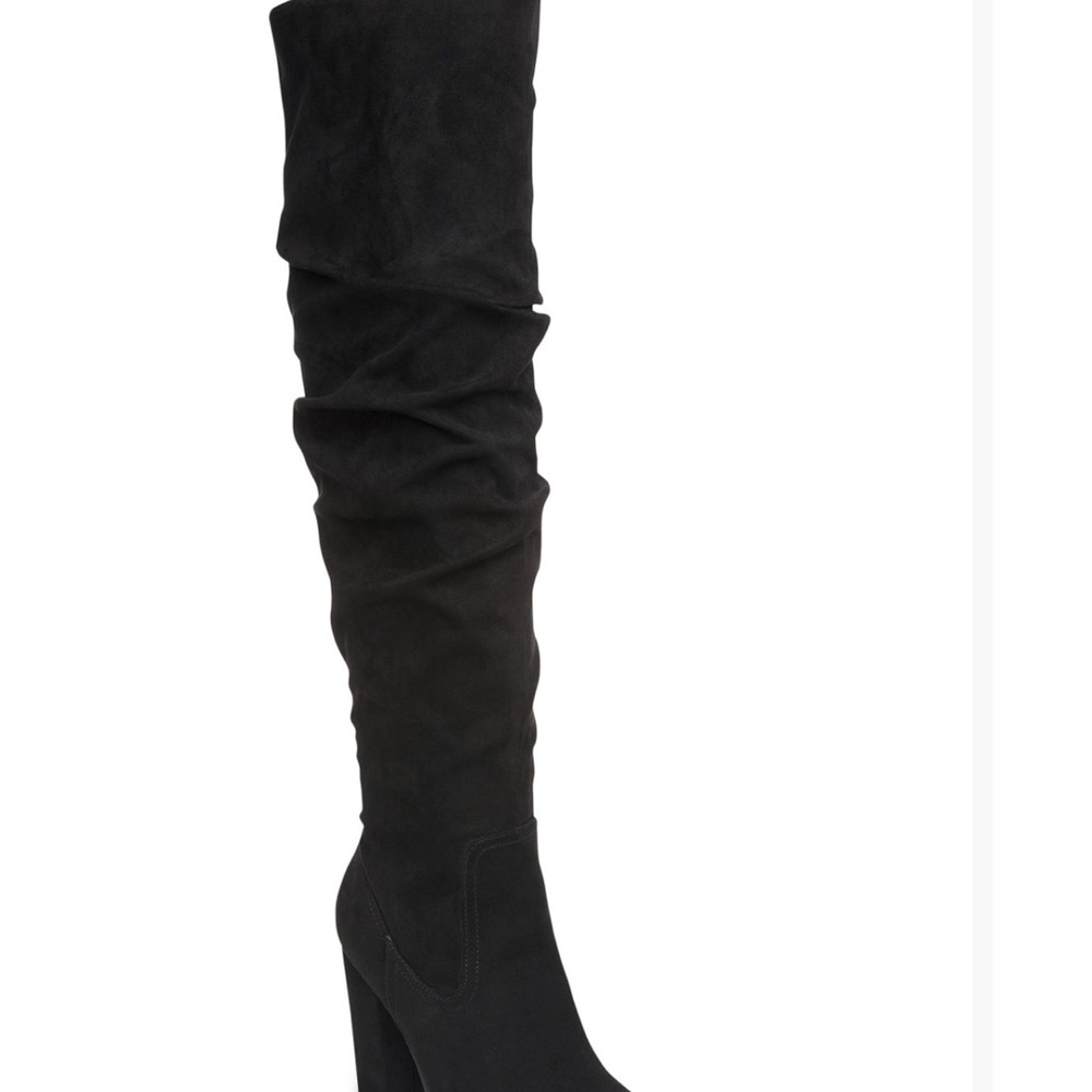 Cider Black Over the Knee Boots
